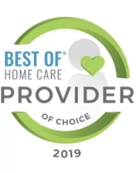 A picture of the best of home care provider logo.