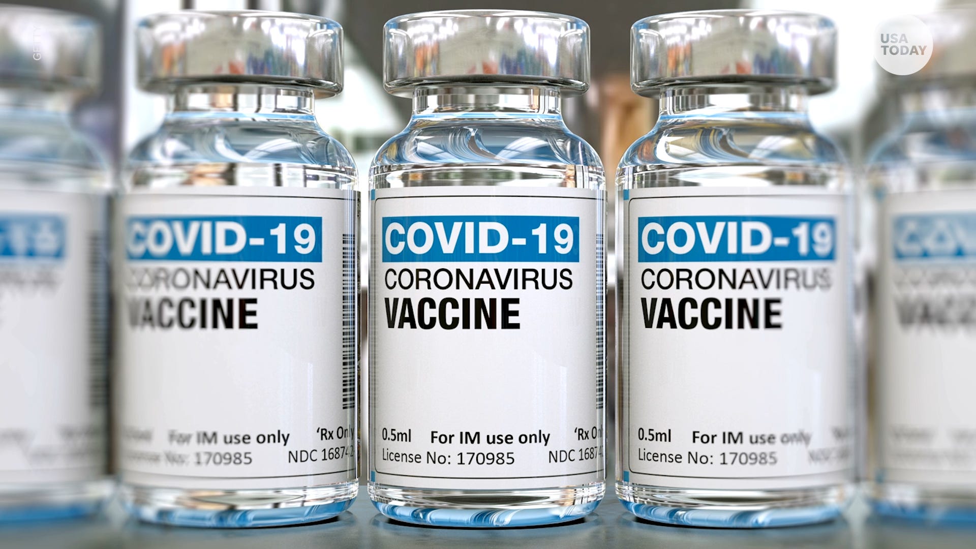 Close up shot Covid vaccine dose